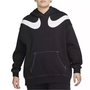 Nike Sportswear Fleece Women's Oversized Pullover Swoosh Hoodie Large NWT